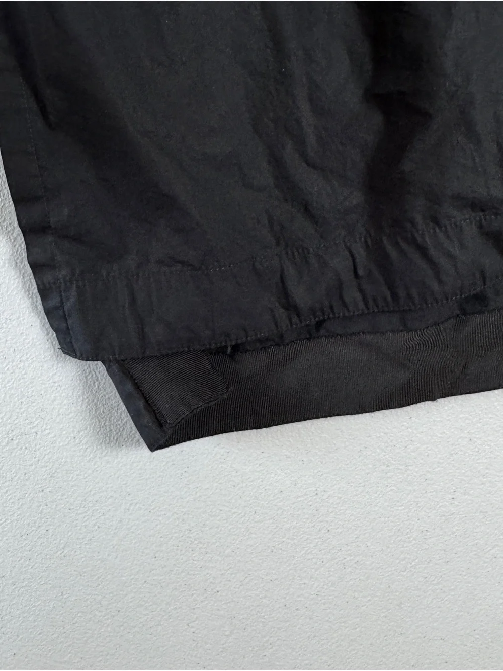 J.Crew Ciel Top Womens S Black Poplin Boatneck Side Button Waist Tie CI507 LS